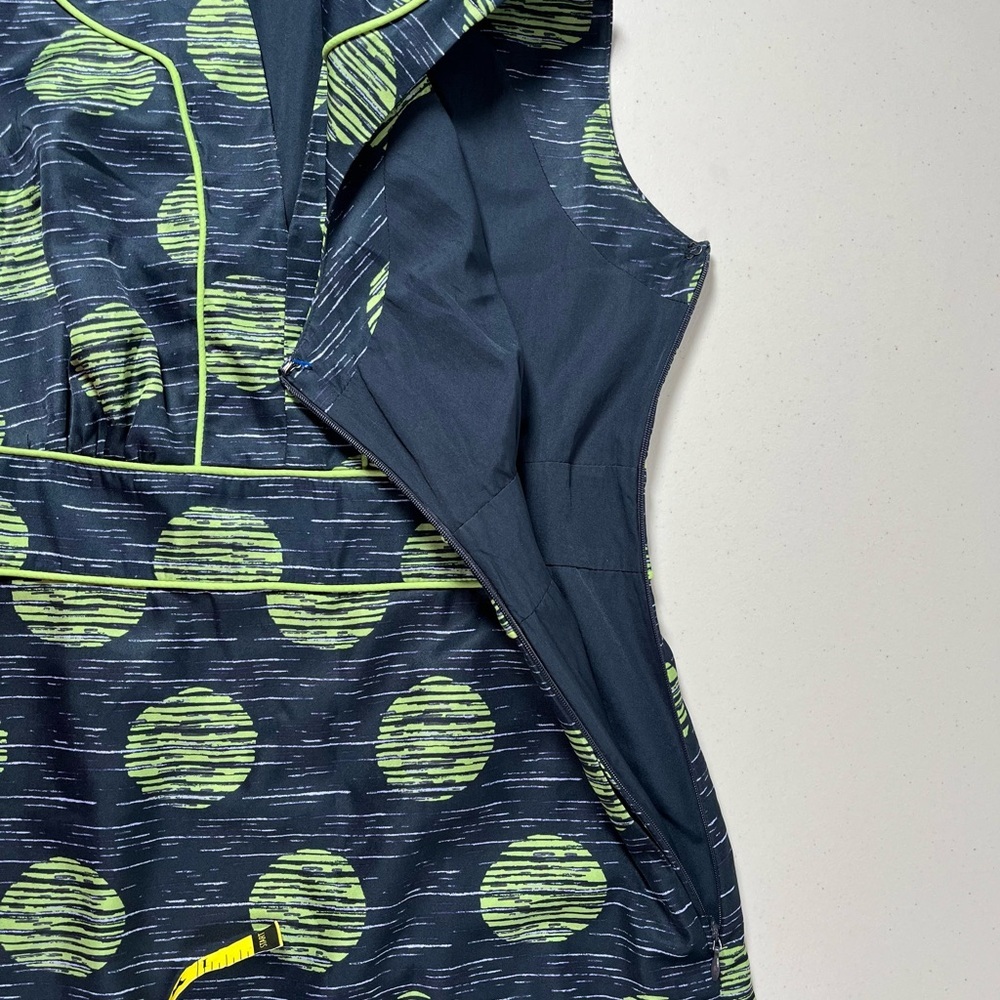 Banana Republic navy and green dress size 0 - Picture 4 of 13